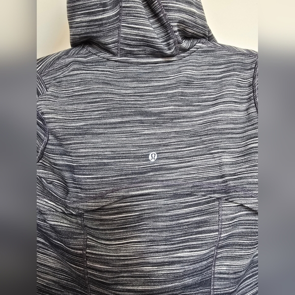 Lululemon Athletica Charcoal Striped Hoodie - Picture 12 of 13